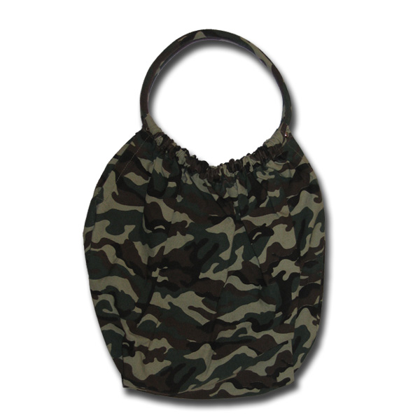 Funtote camouflage canvas gym bag