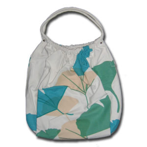 Funtote® Ginkgo Leaf – Designer Canvas Slouch Bag