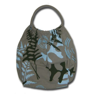 Funtote® Fern Leaf Designer Canvas Carryall Bag