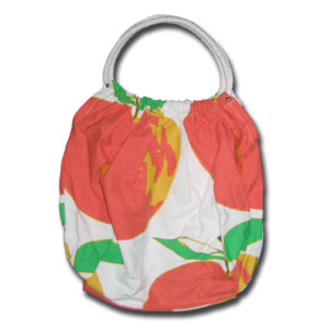 Funtote® Red Apple – Designer City Canvas Carryall Bag
