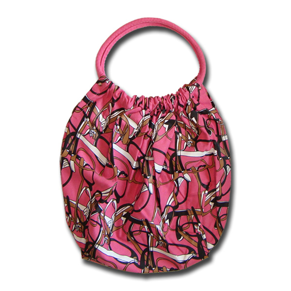 Funtote pink canvas slouch bag